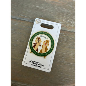 Disney pin authentic Hot chip n dale plate shanghai disneyland 2024